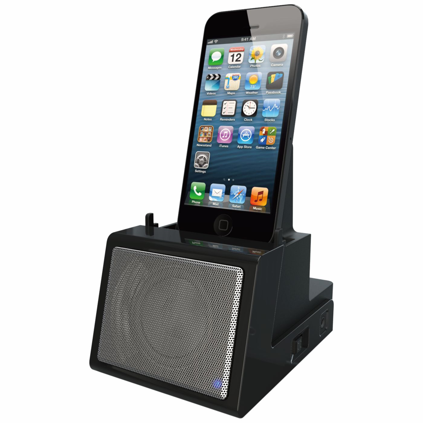 CR12 - Portable Universal Cradle with Speaker System (Bluetooth), Rechargeable Battery CR12 - Portable Universal Cradle with Speaker System (Bluetooth), Rechargeable Battery